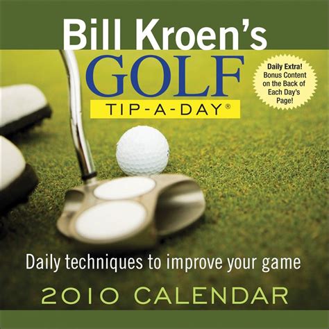 bill kroens golf tip a day 2010 day to day calendar Epub